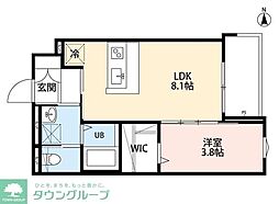 robot home 新所沢 1LDKの間取図画像