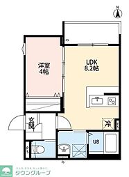 robot home 新所沢 1LDKの間取図画像
