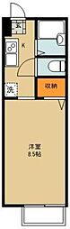 リベルテ ワンルームの間取図画像