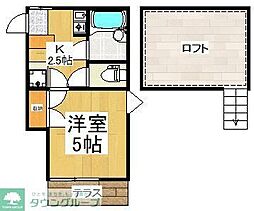 ファーストレジデンス ワンルームの間取図画像
