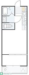 flap所沢 1LDKの間取図画像