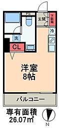 間取図画像 1K