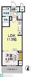 江東区枝川3丁目マンション 1LDKの間取図画像