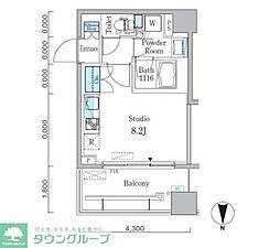 間取図画像 ワンルーム