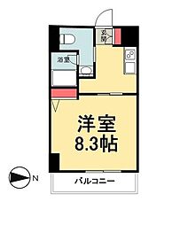 レクシード両国駅前 1Kの間取図画像