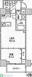 ステージグランデ錦糸町2 1LDKの間取図画像
