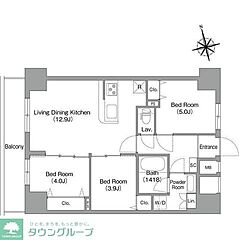 物件の間取り
