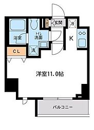 プライムアーバンスミヨシ2 ワンルームの間取図画像