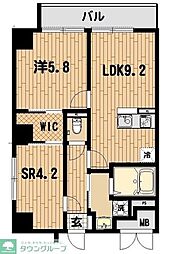 GRACECOURT清澄白河 1SLDKの間取図画像