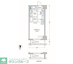 Urbanex森下2 1Kの間取図画像