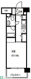 ニューシティアパートメンツ亀戸 1Kの間取図画像
