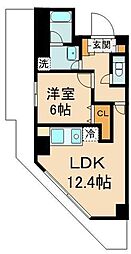 キャナルスクウェア豊洲 1LDKの間取図画像