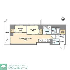 物件の間取り
