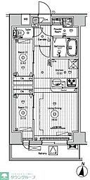 メイクスアート五反野 7階2LDKの間取り
