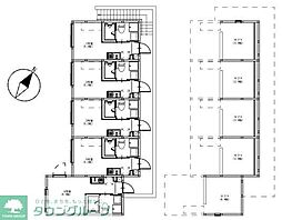 メゾン堀切菖蒲園 1階ワンルームの間取り