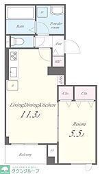 アーク アコルト アヤセ 4階1LDKの間取り