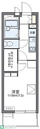 レオパレスセレノ 1Kの間取図画像