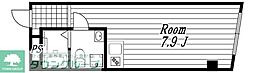 trias.k ワンルームの間取図画像