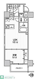 ステージグランデ錦糸町2 1LDKの間取図画像