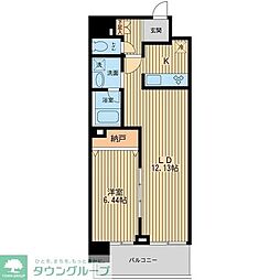 PRIMEURBANとうきょうスカイツリー 1LDKの間取図画像
