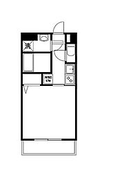 b'CASAVerde 1Kの間取図画像