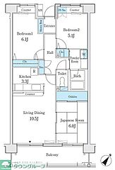 物件の間取り