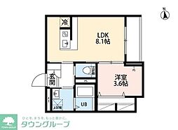 スマートメゾン八広 1LDKの間取図画像