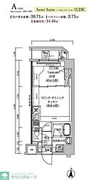 足立区東和2丁目マンション 1LDKの間取図画像