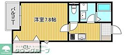 Villa Avenir 1Kの間取図画像