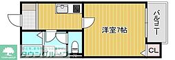 Villa Avenir 1Kの間取図画像