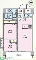 東京スカイツリー・業平1丁目計画 2LDKの間取図画像