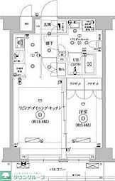 セジョリ墨田イースト3 1LDKの間取図画像