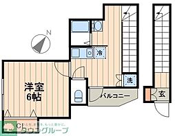 フォルトゥーナ元町 1Kの間取図画像