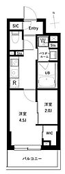 アーバンパーク高井戸 3階1DKの間取り