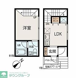 Lunastellato 1DKの間取図画像