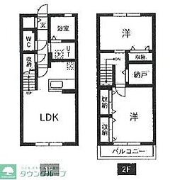 間取図画像 2SLDK