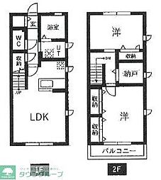 間取図画像 2SLDK