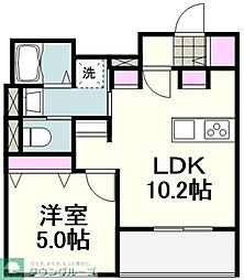 ZEN 1LDKの間取図画像