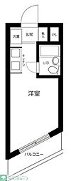 TOP三軒茶屋NO4 ワンルームの間取図画像
