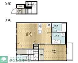 オルキデ蘆花公園 弐番館 1LDKの間取図画像