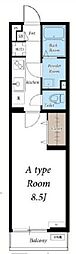 リブリ・宿河原 1Kの間取図画像