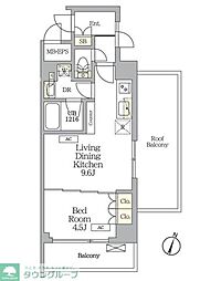 AIFLAT明大前 1LDKの間取図画像