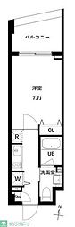 JMF-Residence世田谷三宿 1Kの間取図画像