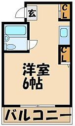 メゾン・ド・プルミエール 1Kの間取図画像