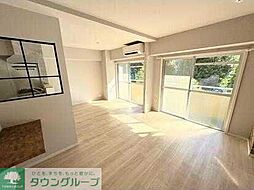 西武多摩川線 是政駅 徒歩3分の賃貸マンション 2階1LDKのリビング/ダイニング