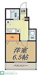 AZEST-RENT一橋学園 1Kの間取図画像