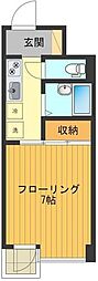 イグレック立川 1Kの間取図画像