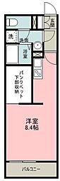 ミランダKEEPNEXT2 1Kの間取図画像