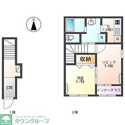 Halelea・Aoba(ハレレア・アオバ) 1LDKの間取図画像