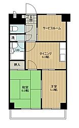 シャトル萩山 3SDKの間取図画像